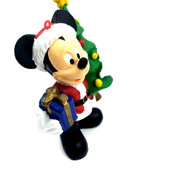 Disney Christmas Ornament Mickey Mouse Tree Gift Hanging Holiday Plastic - Picture 1 of 6